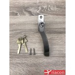 Jasa lockable window handle with 6 pin cyl. - Supply and Fit Only
